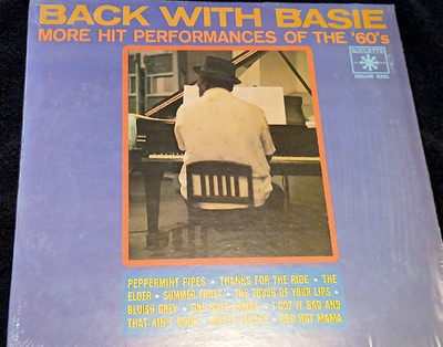 Count Basie Back With Basie LP Jazz Vinyl Music Record