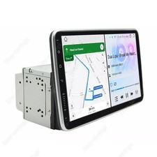 Double 2DIN Android 13 Rotatable 10.1'' Car Stereo Radio Carplay GPS Wifi BT FM