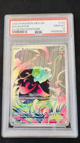 2025 Bulbasaur Mega Evolution illustration Rare PSA 10 #2