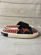 Disney MINNIE MOUSE SIZE 11 Ladies Classic Comfort Foam Slide Sandals Slip