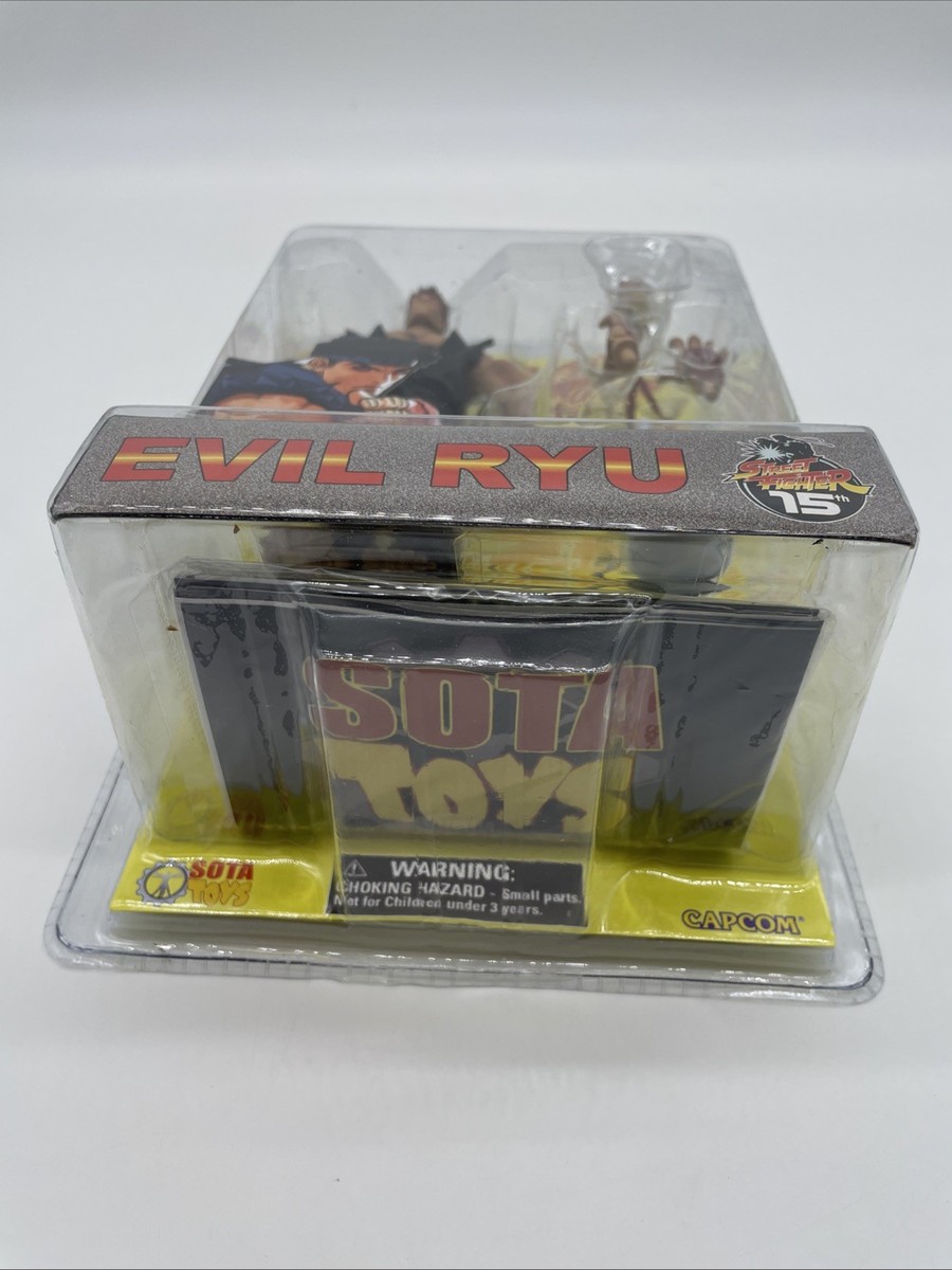 SOTA Toys Street Fighter Evil Ryu Action Figure Round 1 Series New