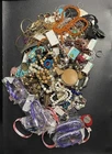 Estate Sale Leftovers Costume Jewelry Lot Vintage Modern Mixed Craft Resell 4LB+