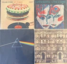 30 vinyl record lot pink floyd dsom cure zeppelin beatles clean great titles