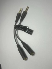 Genuine SENNHEISER Cable Adapter Female 1/4" to Male 1/8" 3.5mm Plug Headphones