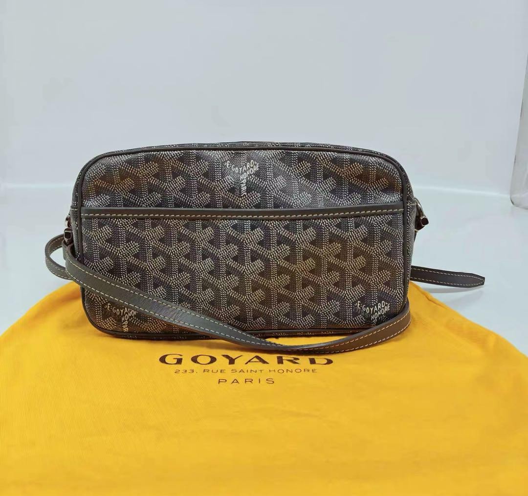 Goyard Cup Vert Black Shoulder Bag Preowned Luxury Handbag