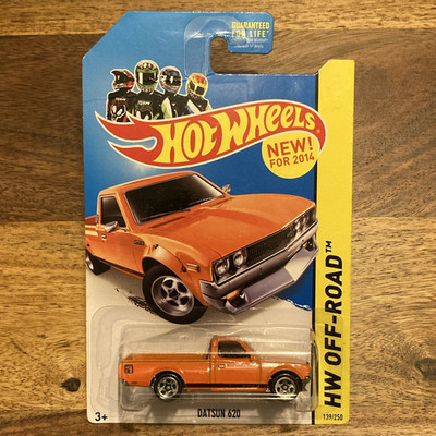 Hot Wheels Datsun 620 1:64 Die-Cast Pickup Truck HW Off-Road 2014 BDC74-09B0A