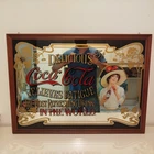 Vintage Coca Cola Mirror Original Advertising 75cm x 55cm Approx Excellent