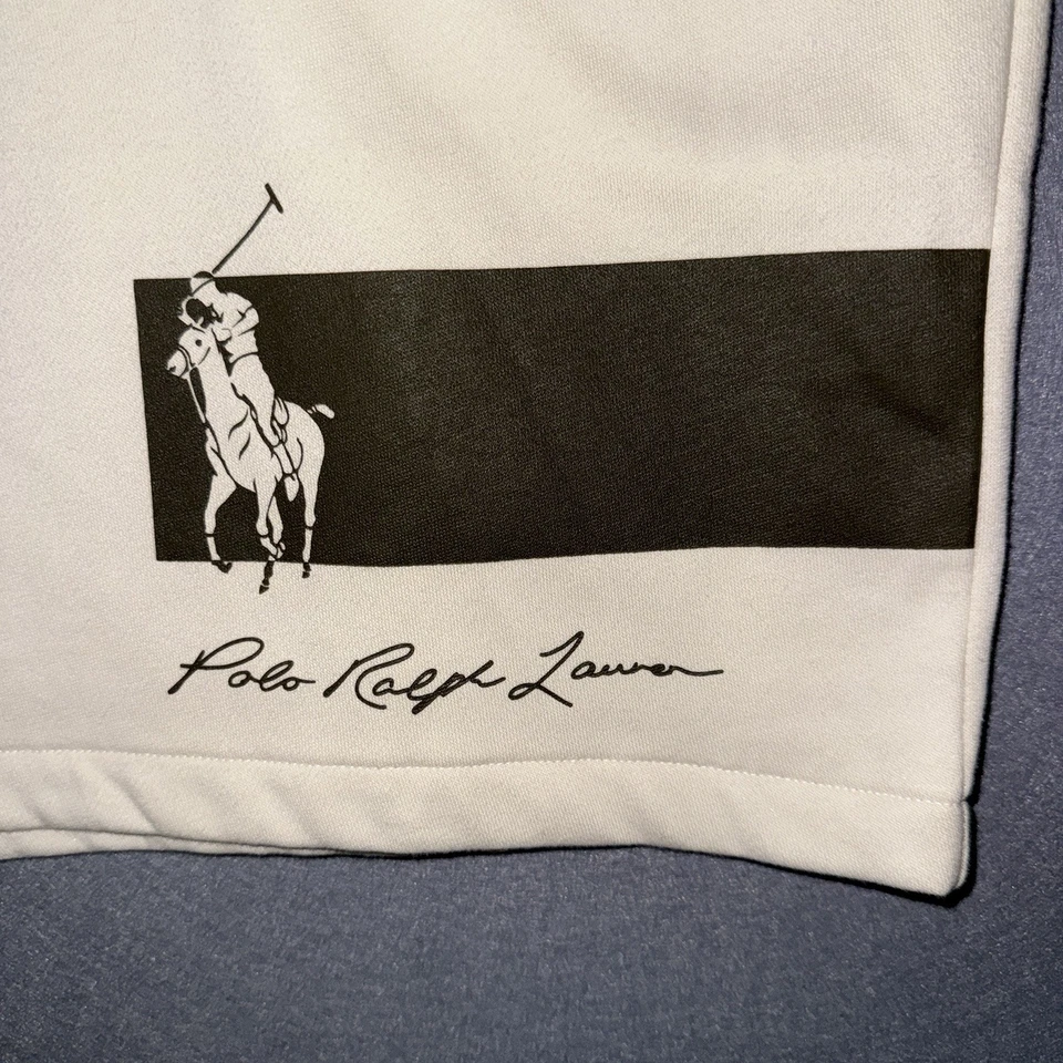 POLO RALPH LAUREN Mens 2XB Beige Fleece Athletic Lounge Shorts Big & Tall 2X XXL - Image 3 of 4