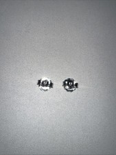 Pair Solid Sterling Silver 9mm Large Safety Replacement Earring Backs Heavy Duty