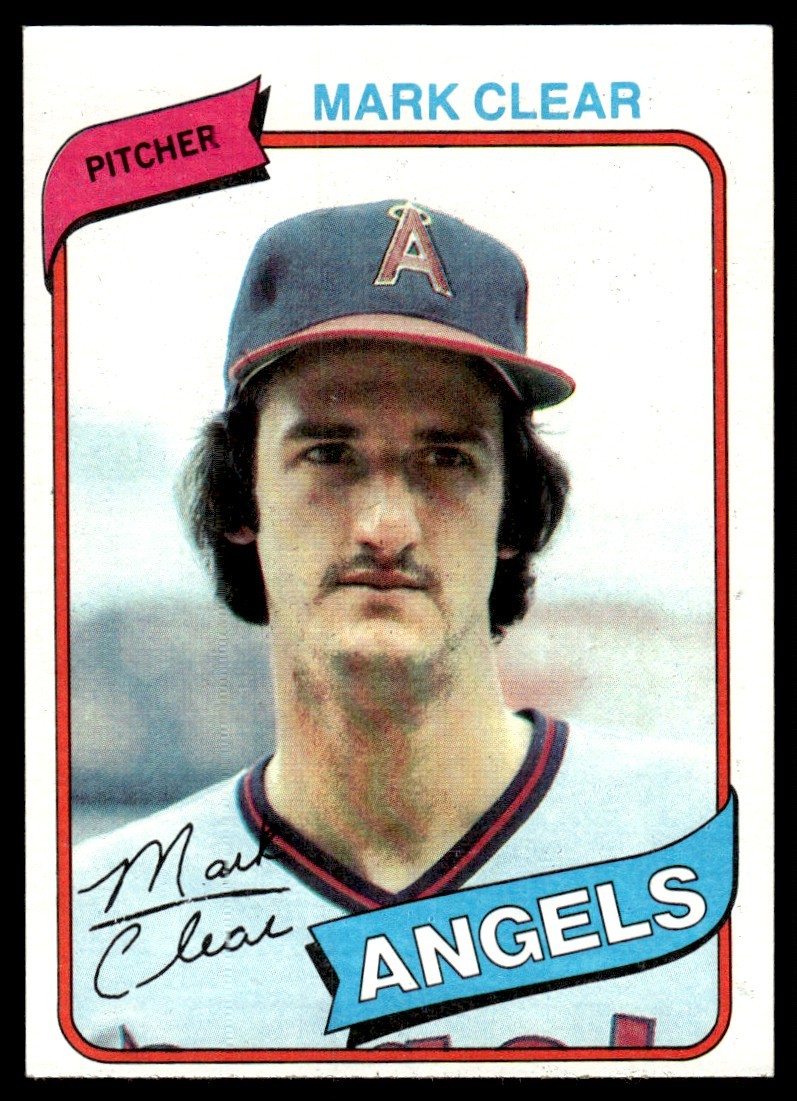 1980 Topps Mark Clear Rookie California Angels #638