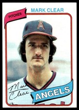 1980 Topps Mark Clear Rookie California Angels #638