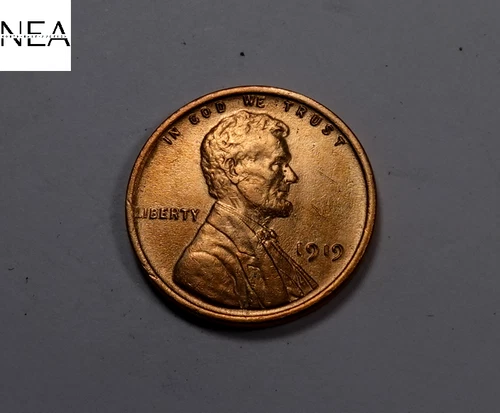 1919 Lincoln Wheat Penny Cent ~ Gem BU Red ~ (ZW816)