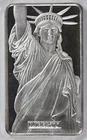 MTB by MA 1 Oz Statue of Liberty Silver Bar