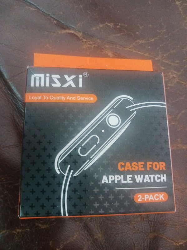 Misxi Case For Apple Watch (2-Pack) 1-Gold & 1-Transparent