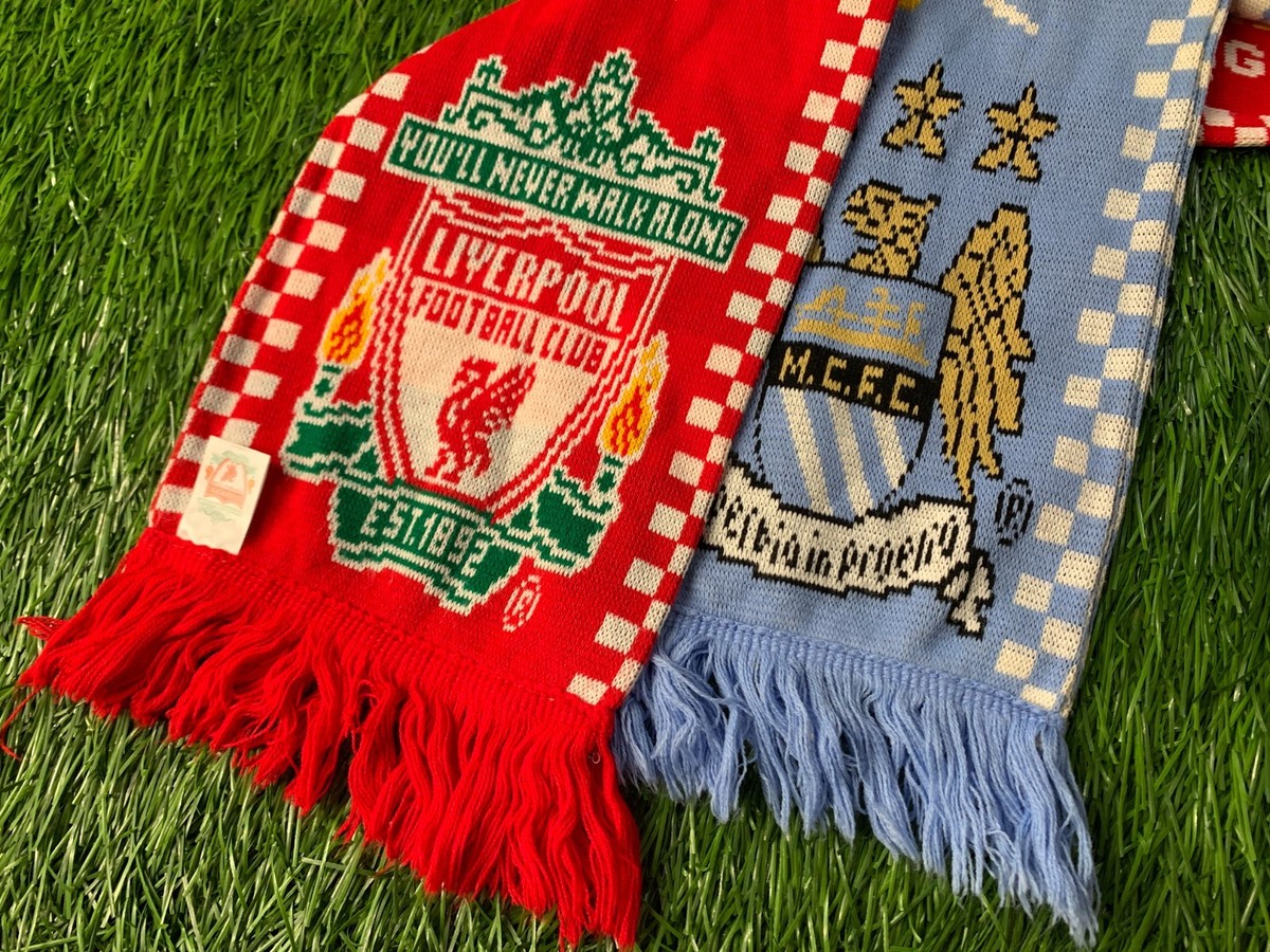 LIVERPOOL VS. MANCHESTER CITY 2012 FOOTBALL SOCCER MATCH SCARF