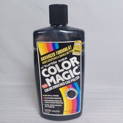 Turtle Wax Color Magic Black T-186 (80% Full) Vintage 1994