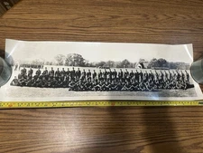 Ww2 Panoramic Photo Soldier Lafayette College 1943 Company C 34st ASTU Group 26”