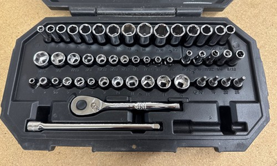 #ad #ad Husky 1 4 in. Drive Mechanics Tool Set 50 Piece MISSING $39.99