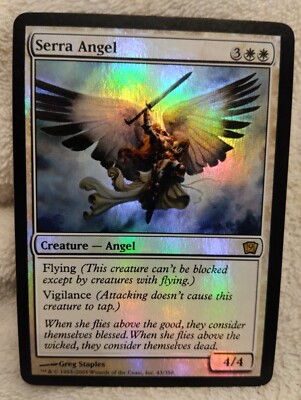 MTG SERRA ANGEL FOIL ENG [Good] 9th Ninth Edition 2005 Rare