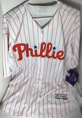 MLB Majestic Authentic Philadelphia Phillies Bryce Harper Home Jersey #3 Size 48