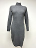 Ex Chainstore Ladies Long Sleeve Knit Jumper Dress Sizes 8 10 12 14 16 18 20