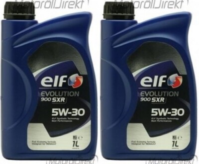Elf Evolution 900 SXR 5W-30 Motoröl 2x 1l = 2 Liter