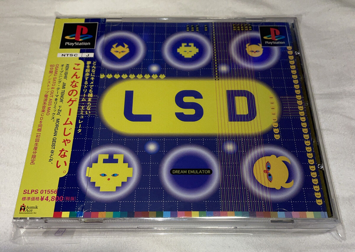 LSD Dream Emulator Playstation PS1 Japan Video Game Rare LSD Dream Emulator Playstation PS1 Japan Video Game Rare