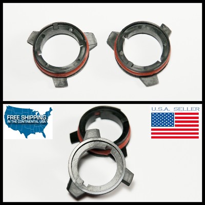 2x D2S D2 HID LED Bulb Convert Adapters socket holder spacer BMW E39 540i M5 535