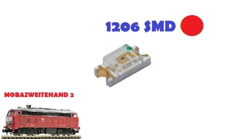 50 LED SMD 1206 ROSSO - Imagen 1 de 2