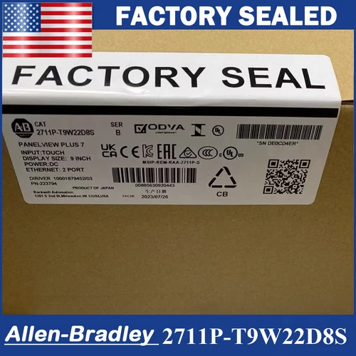 New Allen-Bradley 2711P-T9W22D8S SER C HMI PanelView Plus 7 - Picture 1 of 2