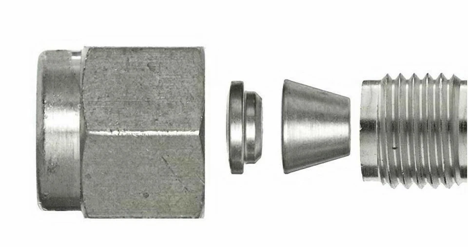 1/8" Tube x 1/8" MNPT Male Connector 316ss Dk-Lok DMC2-2N-S - Image 2 of 2