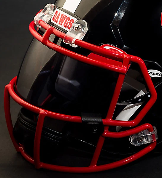 *CUSTOM* GEORGIA BULLDOGS NCAA Riddell SPEED Full Size Replica Football Helmet - Image 4 of 4