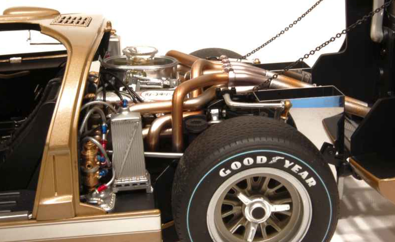 Ford GT40 Race Car Le Mans Racing w/V8 Engine/Custom Metal Body 1:12 SCALE MODEL