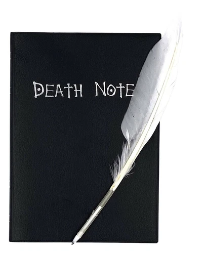 Death Note Notizbuch Anime Cosplay mit Feder Stift Lesezeichen - Bild 2 von 5