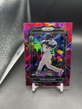 2023 Prizm Baseball  TORII HUNTER #204 Pink Cracked Ice