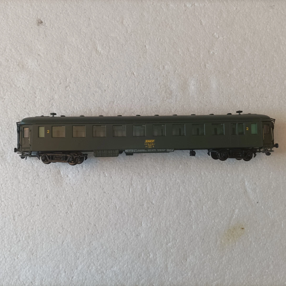 FRANCE TRAINS HO 263 VOITURE OCEM A RIVETS 1 ière CL SNCF