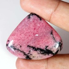 100% NATURAL RHODONITE CABOCHON OVAL, PEAR, FANCY, CUSHION SHAPE LOOSE GEMSTONE