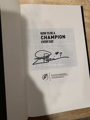 SIGNED How To Be A Champion Every Day By Joe Theisman HC 1/1 +COA