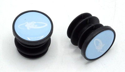 Lizard Skins MTB Lenkerstopfen / Endkappen Paar - blau - GN244-D10