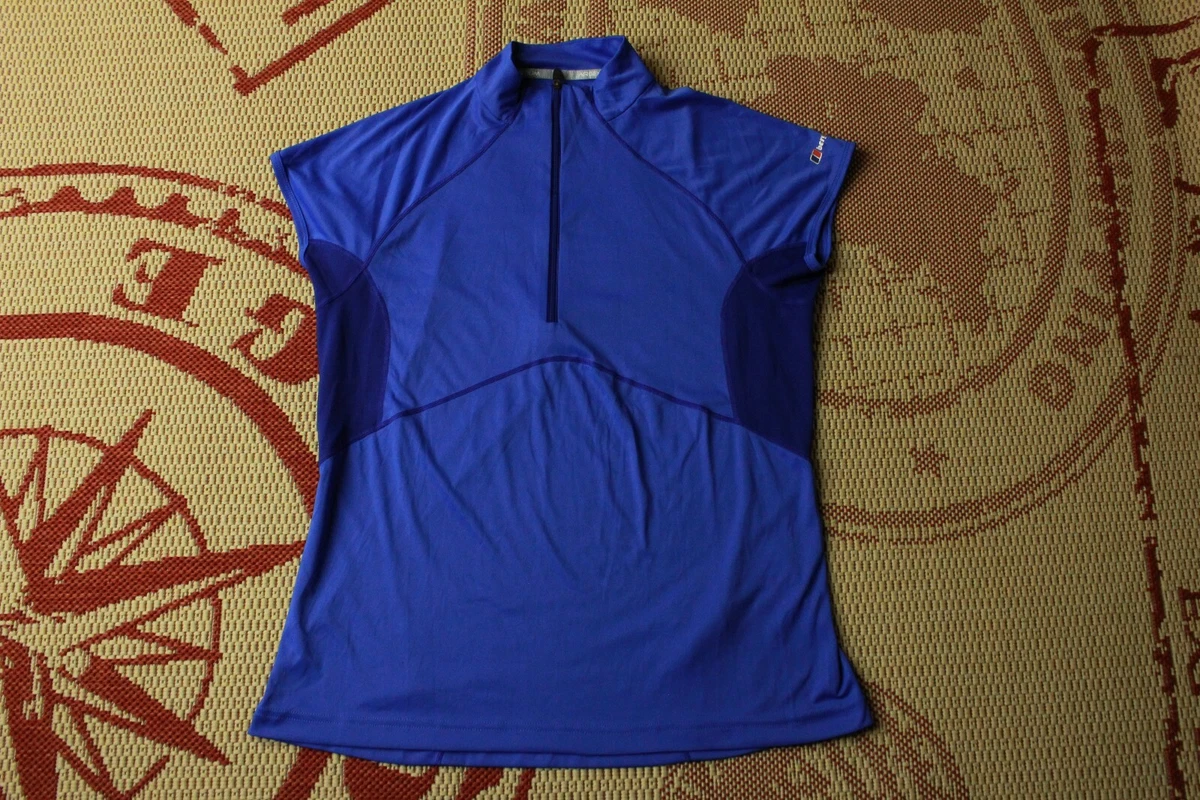 BERGHAUS ARGENTIUM THERMO WOMEN ZIP T SHIRT SHIRT JERSEY ORIGINAL