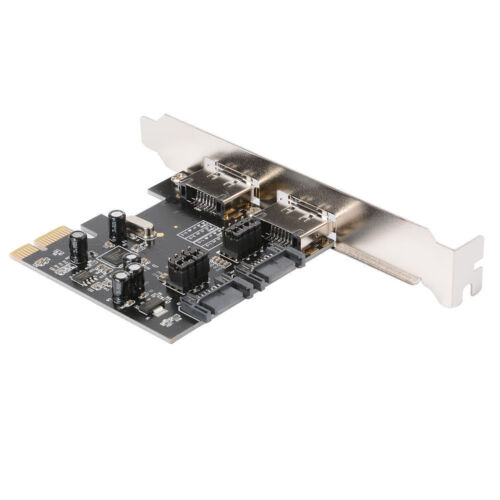 PCI-e PCI Express Controller Card IDE SATA eSATA Internal External Raid Adapter - Picture 1 of 7