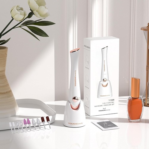 Set Manicure e Pedicure Elettrico per unghie con 5 accessori Professionale - Foto 2 di 8