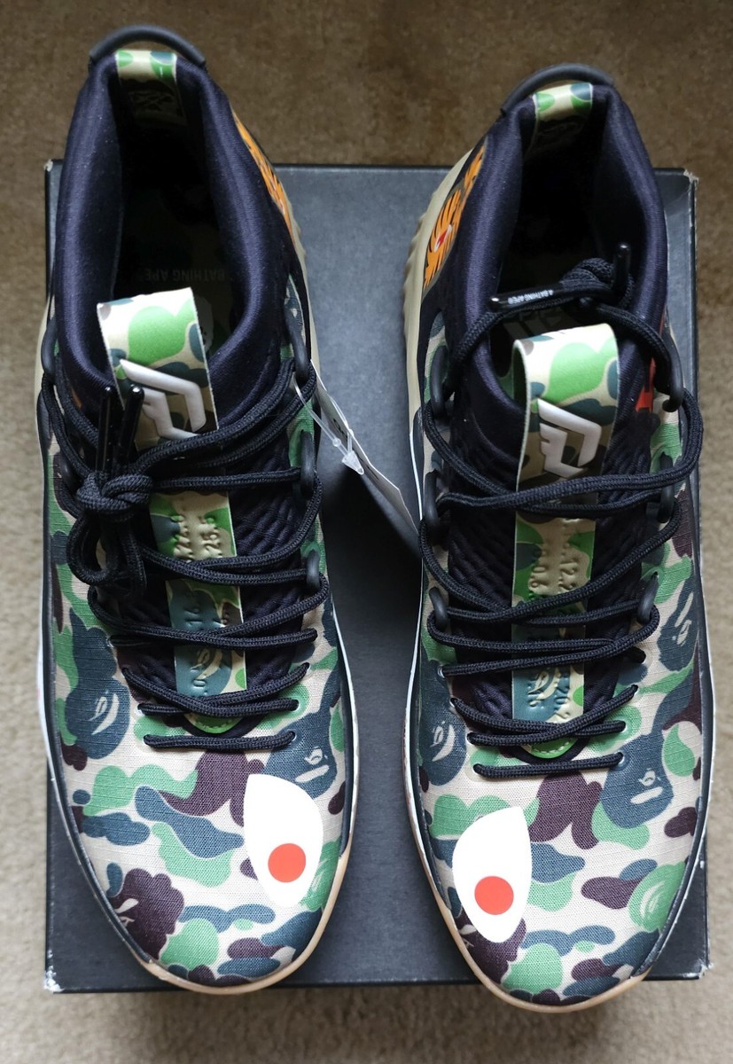 NEW* Adidas x BAPE Dame 4 Green Camo AP9974 - Mens 9 | eBay
