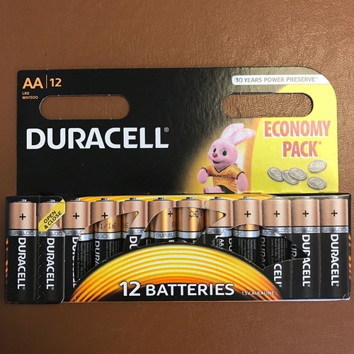 36 x Duracell AA Long Lasting Power Alkaline Batteries DURALOCK LR6