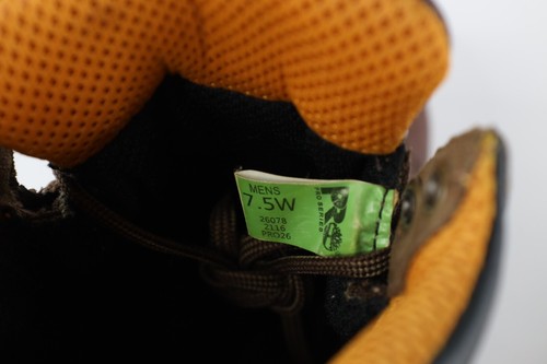 Stivali Timberland Pro vintage da uomo 7,5 W invecchiati punta in acciaio impermeabili in pelle - Foto 9 di 11