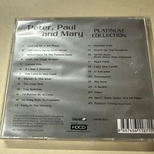 Platinum Collection Peter, Paul & Mary EUC