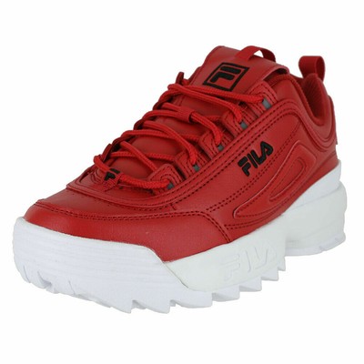 fila disruptor 2 red and white