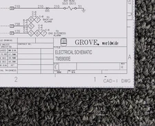 Grove Crane TMS9000E Electrical Wiring Diagram Manual