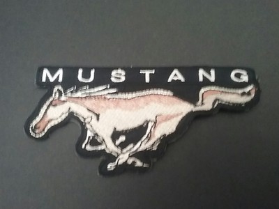 Motorsport Motorsport Auto Patch Aufnäher / Bügelbild Abzeichen: - Mustang