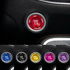 Power Ignition Switch Button Decor Sticker Kit For Dodge Charger Durango RAM